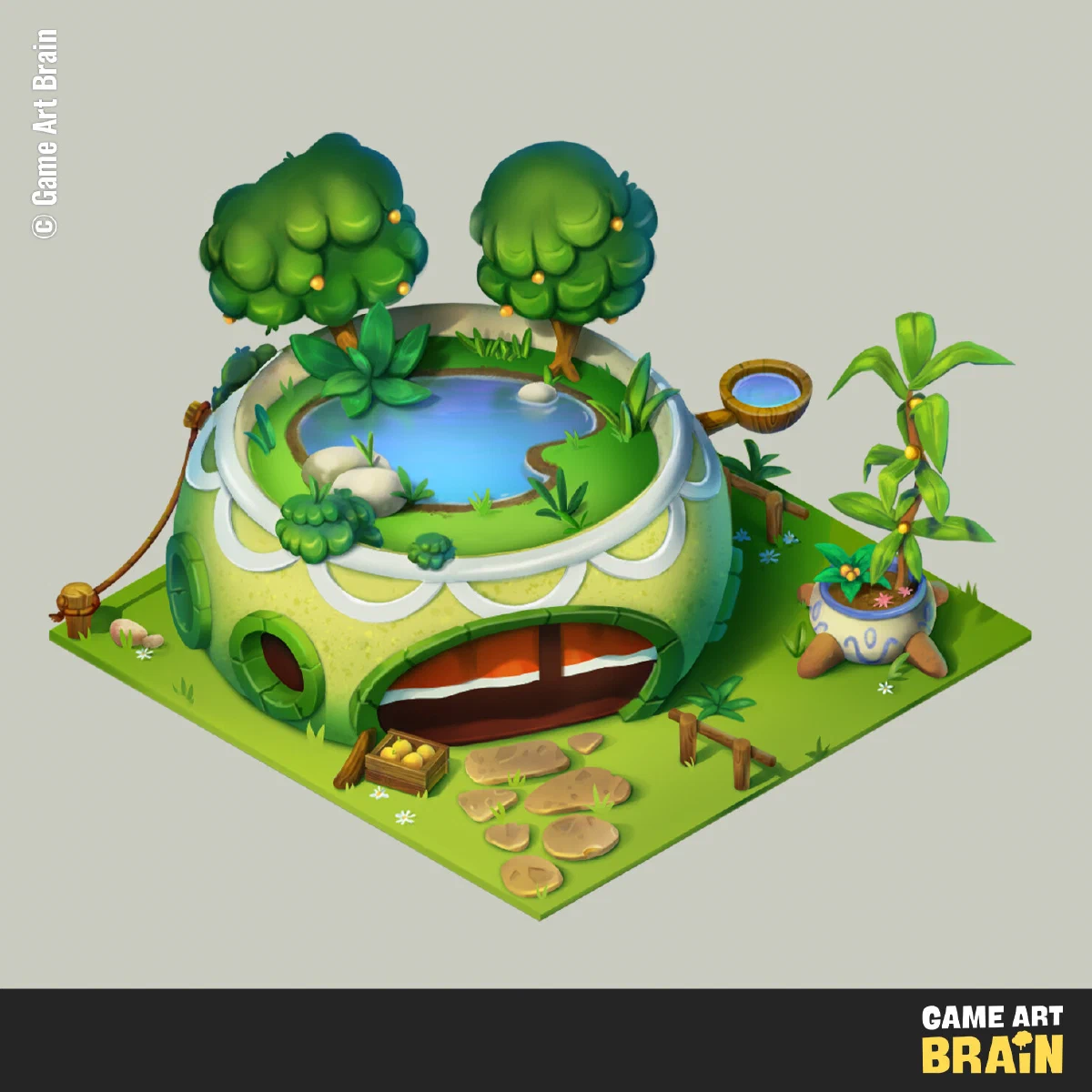Isometric overpaint